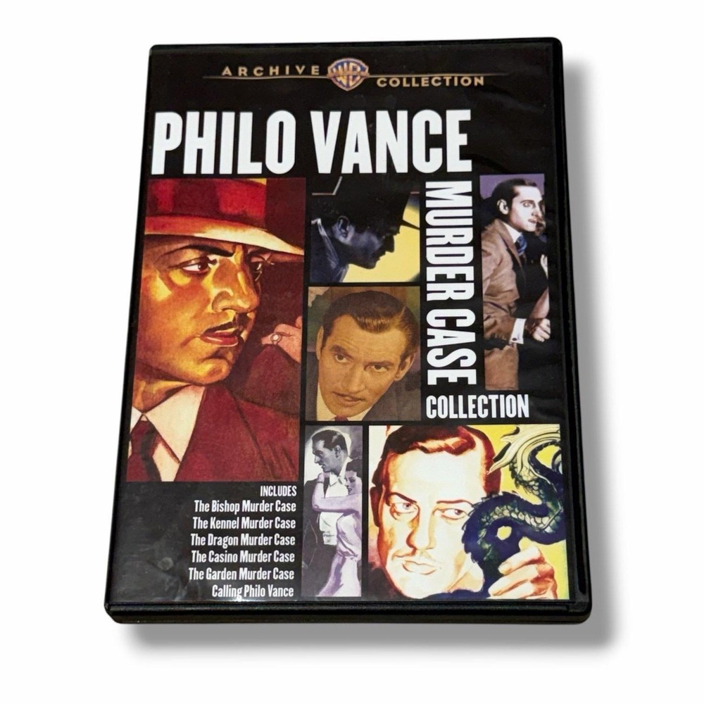 Philo Vance Murder Case Collection DVD Six Cases Three Discs
